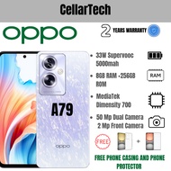 Oppo A79 Smartphone | 6GB RAM 128GB Storage | 48MP Camera | Dual SIM | 4G LTE | Fast Charging