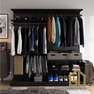 3670 Rack 座地式洞洞板 Functional Pegboard 開放式 洞洞板 金屬 置物架 收納架 層板可調節 pegboard 客廳 飯廳 廚房 臥室 免打孔洞洞板 多功能置物架 儲物架