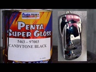 cat candy tone black/hitam cat penta super gloss candy hitam 200 cc