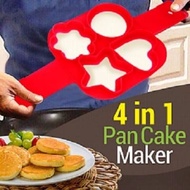 🌹READY STOCK🌹 Flippin Fantastic Pro Nonstick Silicone Pancake Omelets Hash Browns Egg Shape Maker (4