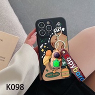 Cool Fruit Capybara Keychain Soft Case for Huawei P60 Pro Nova 14 13i 12i 11 7i 8i Y73 Y72 Y61 Y90 Y