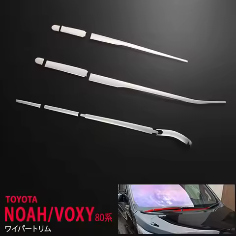 10pcs Windshield Blades Stickers Rear Window Rain Wiper Cover for Toyota Noah Voxy 80 SUS304 Car Acc