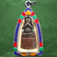 PHRA PIDTA LP EIAM WAT SAPANSONG PROTECTION LUCK CHARM SPIRITUAL POWER FULFIL WISHES RARE OLD THAI B