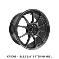 【Harga untuk 1pcs】BSL-5095 TC105X 18x8.5 5x113 ET35 HyperBlack FlowForming wheels Sport rim