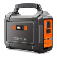 Portable Power Station 200W/300W Peak Value Camping Solar Generator 155Wh/167Wh/296Wh Charging Treas