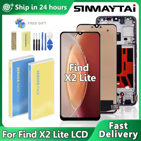 OLED For OPPO Find X2 lite CPH2211 LCD Display Touch Screen Digitizer Assembly Replacement For Find 