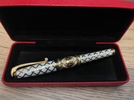 S.T. DUPONT 法國都彭 WHITE GOLD PLATED METAL VERSAILLES LIMITED ROLLERBALL PEN 白色鍍金金靥限量圓珠筆