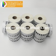 DK Ribbon, DK-22210, 29mm * 30.48m White Background/Black Lettering