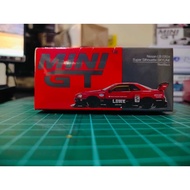 MERAH Mini GT 843 Nissan LB-ER34 Super Silhouette Red Black