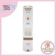GONESH Incense Sticks White Musk (Soap Fragrance) 100 Sticks
