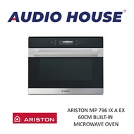 ARISTON MP 796 IX A EX 60CM BUILT-IN MICROWAVE OVEN ***2 YEARS WARRANTY BY AGENT***