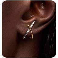 Ladies Fashion Gold Earrings, 14K Gold Earrings Exquisite Earrings Simple Simple Gold Earrings Hypoa
