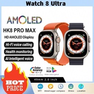 ZZOOI 2023 Smart Watch 8 ultra 2.0 " Screen Bluetooth Call Heart Rate Blood Pressure Men Smartwatch for Apple Watch IWO Watch 8 Women
