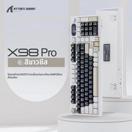 ATTACK SHARK | คีย์บอร์ด Attack Shark X98Pro RGB Mechanical Keyboard หน้าจอสีอัจฉริยะ TFT ปุ่มควบคุม
