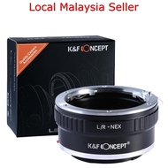 Penyesuai, K&F Concept Leica R lens to Sony e camera adapter, A7 A6000 A9 A1 FX3 A7C