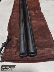 Ebony Waist Mallet Flower Row Musical Instrument 24 26 28CM Lion Dance Drum Stick Solid Wood