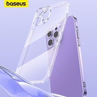 Baseus Clear Case for iPhone 15 14 Plus 13 12 11 Pro Max Soft TPU Case for iPhone XR XS Max Cover Transparent Phone Case