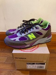 New Balance x Stray Rats 991 M991SRG US9 purple green