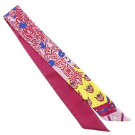 【日本直送】愛馬仕 HERMES Twilly 絲巾 Plume Tie 絲綢 женский【二手】