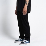 Pride N Joy - Chino Pants Black Charcoal Twill Slim Straight