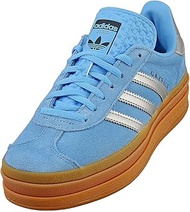 Adidas Gazelle Bold Womens Sneaker, Blue Burst Silver, 7