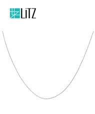 LITZ 18K White Gold  Chain OM-AND5356DBL (1.88g+/-)