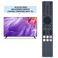 TCL QLED TV 32S5K 32 Inch Google TV RC833A FMB3 Voice Replacement Remote for TCL Televisions C64 系列（