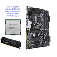Comset Intel Core i5 9400F + Gigabyte Z390 UD + Kingston/Corsair DDR4 RAM 32GB(16GBx2) 3200MHZ CL16