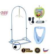 Baby Electrical Cradle Motor Spring Cot with the cradle stand (set) buaian Baby