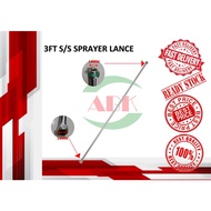 3FEET STAINLESS STEEL LANCE (14MM F/M)