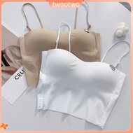<[CDATA[Ice Silk Sports Camisole - Adjustable Strap Vest with Chest Pads & Elastic Bottom]]><[CDATA[