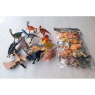 12PCS RUBBER DINOSAUR CHILDREN'S TOY WORLD DINOSAUR WORLD