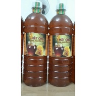 1 liter of delicious and thick Lychee flower honey weighing 1.4 kg, delicious and nutritious to drin