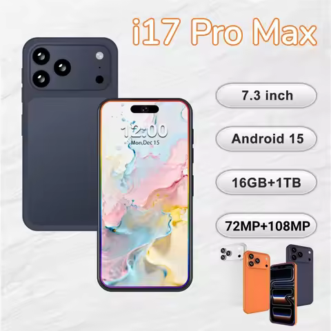 Hot 2026 High Quality i17 Pro Max Original Intelligent 4G 5G Dual Card Dual Standby System Global Ve