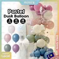MINIIS Pastel Balloon 5 inch 12 inch 18 inch Pastel Dusk Balloon Event Balloon Matte Latex Balloon M