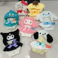 2pcs Sanrio LABU COS Genuine Hello Kitty Plush Cloak With Replaceable Accessories, Clothes Hangers A