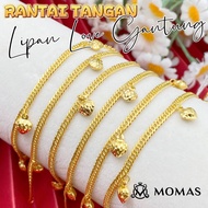 Rantai Tangan Lipan Gantung Love Emas 916 Original Gelang Emas Emas 916 Original Gelang Emas 916 baj