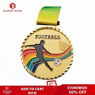 เกมฟุตบอลกลางแจ้งเหรียญผู้ชนะกีฬารางวัลทองแดงเงินทอง