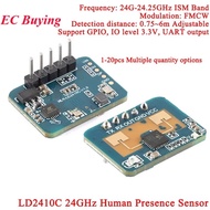 20Pcs/1pc HLK-LD2410C LD2410C 24G mmWave FMCW Millimeter 5M Wave Human Presence Status Radar Sensor 