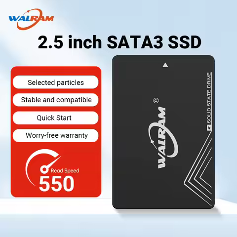 WALRAM 2.5 SATA 3 SSD 512GB 1TB HHD Solid State Drive SATA3 SSD 128GB 120GB 240GB 256GB Internal Har