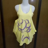 Body balloon yellow tank top yellow balloon top