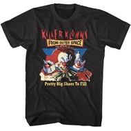 Killer Klowns Pretty Big Shoes Men's T Shirt Fashion Trend Y2K  Men Clothing T Shirts