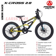 SEPEDA MTB PACIFIC X CROSS 2.0 SEPEDA GUNUNG 20 INCH PACIFIC FULL SUSPENSION MTB 20 INCH PACIFIC X-C