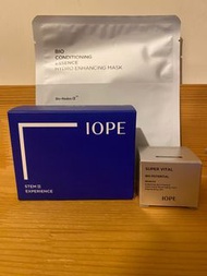 Iope Bio Conditioning Essence Hydro Enhancing Mask Super Vital Bio Potential Cream Stem III Experience trial Kit 現貨