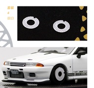 1:64 Metal Hubcap Accessories BBS Disc Cover Rim Car Model Tomica Hot Wheels Minigt