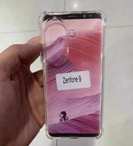 華碩Asus ZenFone9 手機殼ZenFone10 簡約透明四角tpu防摔軟殼保護套