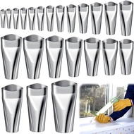 14 PCS Caulking Finisher Silicone Sealant Nozzle Glue Remover Scraper Caulking Nozzle Waterproof Gla