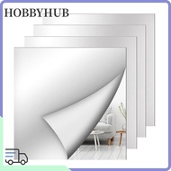 HOBBYHUB 1pc Non Glass Mirror Stickers, Simple 1.6mm Thick Acrylic Mirror Sheet,  Shatterproof Self 