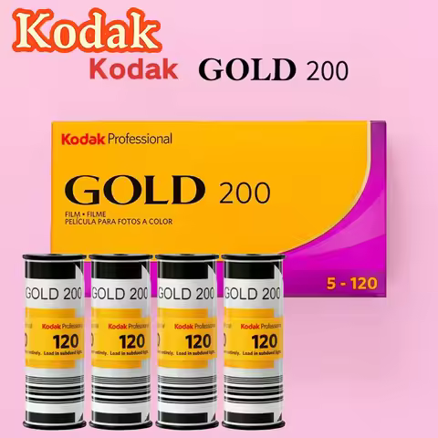 120 Medium Format Classic Kodak Gold 200 120 GOLD 200 Professional Color Negative Film 1-10 Rolls Fo