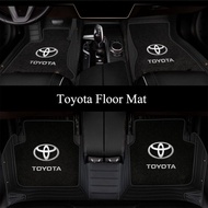 4PCS Car Floor Mat Deepdish for Toyota Camry Vios Altis Rush Avanza Vellfire Innova Hilux Wish